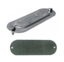 RIGID THERADED CONDUIT BODIES COVERS&GASKET WITH SCREWS STEEL